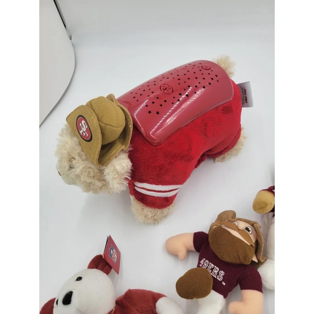 Vintage 90s San Francisco 49ers‎ Plush NFL Lot of 5